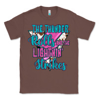 Chestnut The Thunder Rolls And The Lıghtnıng Strikes Classic Tee - JahusDesignShop