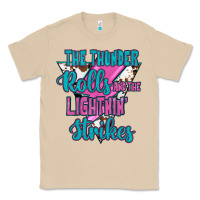 Mushroom The Thunder Rolls And The Lıghtnıng Strikes Classic Tee - JahusDesignShop