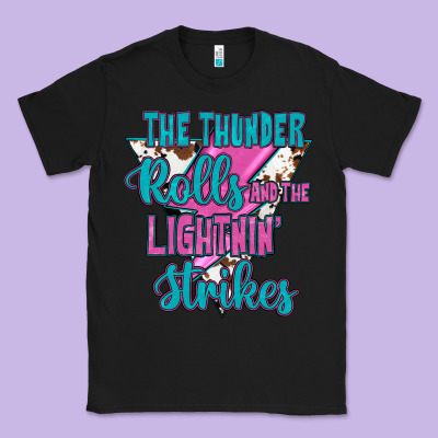 The Thunder Rolls And The Lıghtnıng Strikes Classic Tee Designed By Jahusdesignshop