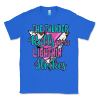 True Royal The Thunder Rolls And The Lıghtnıng Strikes Classic Tee - JahusDesignShop
