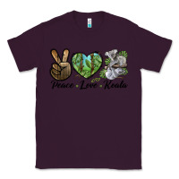 Plum peace love koala Classic Tee - LillyAllenDesigns