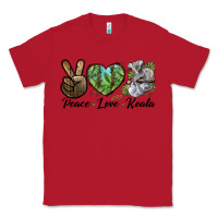 Red peace love koala Classic Tee - LillyAllenDesigns