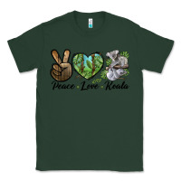 Sports Green peace love koala Classic Tee - LillyAllenDesigns