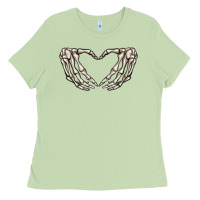 Matcha skeleton heart Ladies Tee - MaliasSmallBusiness