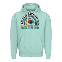 Seafoam Recognize normalize embrace neurodiversity Autism Zipper Hoodie - FaDigitalArtStudio