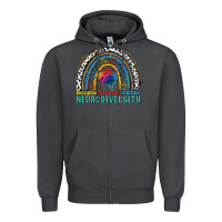 Smoke Recognize normalize embrace neurodiversity Autism Zipper Hoodie - FaDigitalArtStudio