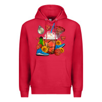 Cardinal Basketball Frappe Coffee Premium Hoodie - FaDigitalArtStudio