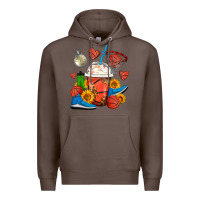 Coffee Basketball Frappe Coffee Premium Hoodie - FaDigitalArtStudio