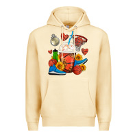 Pina Colada Basketball Frappe Coffee Premium Hoodie - FaDigitalArtStudio