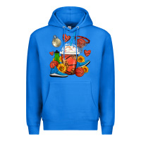 True Royal Basketball Frappe Coffee Premium Hoodie - FaDigitalArtStudio