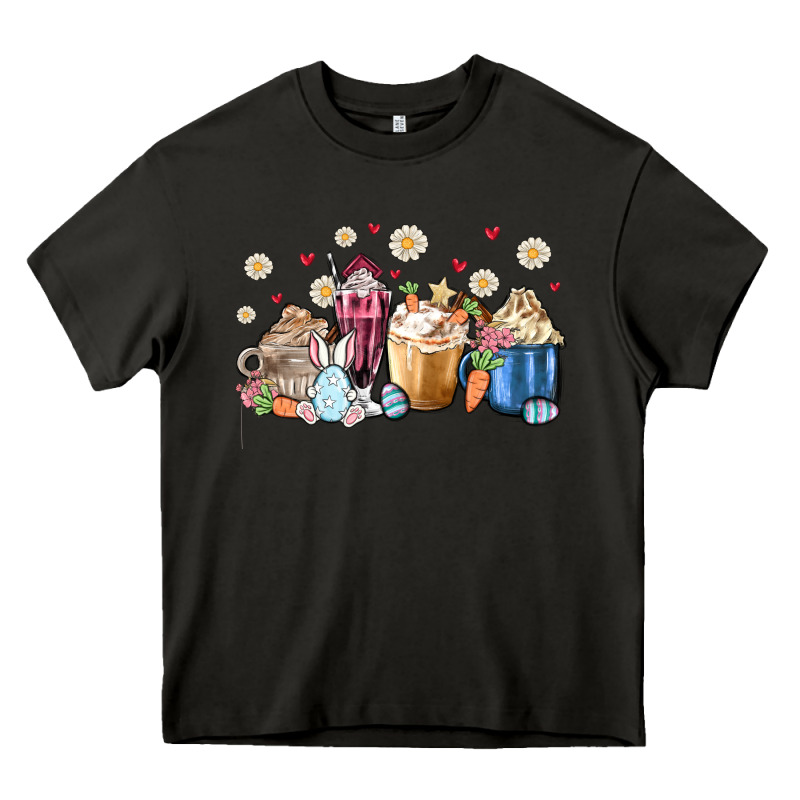 Easter Coffee Cups Heavy Core Tee by MaliasSmallBusiness | Teevron
