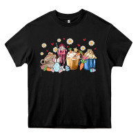 Black easter coffee cups Heavy Core Tee - MaliasSmallBusiness