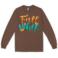 Chestnut Fall Vibes with Food Long Sleeve Tee - texasbilliewilder