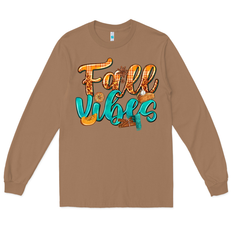 Fall Vibes With Food Long Sleeve Tee by texasbilliewilder | Teevron