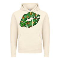 Vintage Artic Green and Leopard Patterned Irish Day Lips Vintage Hoodie - Bettercallsaul