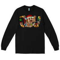 Black Cockapoo Christmas Joy Long Sleeve Tee - RanaPortraitStore