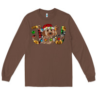Chestnut Cockapoo Christmas Joy Long Sleeve Tee - RanaPortraitStore