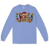 Colony Blue Cockapoo Christmas Joy Long Sleeve Tee - RanaPortraitStore