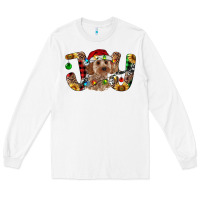White Cockapoo Christmas Joy Long Sleeve Tee - RanaPortraitStore