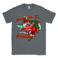 Charcoal Heather home for the holidays texas Classic Tee - BarkalooDesign
