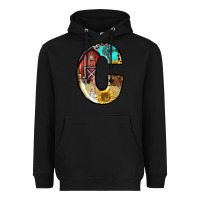 Black farm life alphabet lowercase letters c Heavyweight Hoodie - BundleAndBundleShop