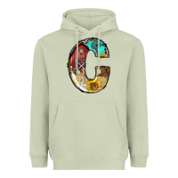 Matcha farm life alphabet lowercase letters c Heavyweight Hoodie - BundleAndBundleShop