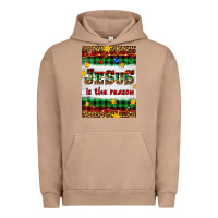Pigment Burro Christmas Jesus Is The Reason Urban Hoodie - Artiststas