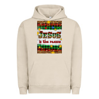 Pigment French Oak Christmas Jesus Is The Reason Urban Hoodie - Artiststas