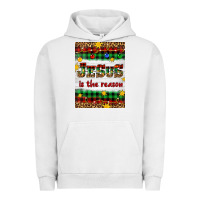 Pigment Lunar Rock Christmas Jesus Is The Reason Urban Hoodie - Artiststas