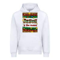 White Christmas Jesus Is The Reason Urban Hoodie - Artiststas