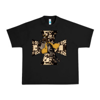 Black Leopard Bucking Bronco Urban Heavy Tee - Bettercallsaul
