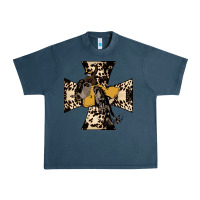 Midnight Navy Leopard Bucking Bronco Urban Heavy Tee - Bettercallsaul