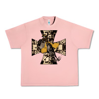 Salmon Leopard Bucking Bronco Urban Heavy Tee - Bettercallsaul