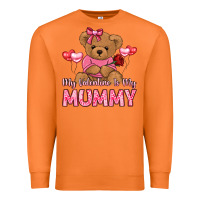 Carrot my valentine is my mummy Premium Sweatshirt - LillyAllenDesigns