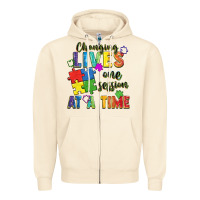 Sandshell Changing lives one session at a time Zipper Hoodie - FaDigitalArtStudio