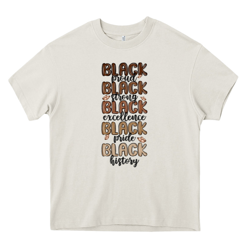 Black History Melanin Malia Heavy Core Tee by MaliasSmallBusiness | Teevron