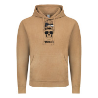 Vintage Camel Black Glitter Cowhide Patterned Mom Skull Vintage Hoodie - Bettercallsaul