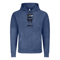 Vintage Denim Black Glitter Cowhide Patterned Mom Skull Vintage Hoodie - Bettercallsaul