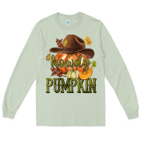 Matcha Howdy Pumpkin Long Sleeve Tee - texasbilliewilder