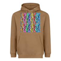 Toasted Coconut dna seamless pattern Heavyweight Hoodie - BundleAndBundleShop