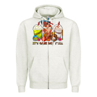 Oatmeal Heather It's Game Day Y'all Softball,Baseball,Basketball C Zipper Hoodie - FaDigitalArtStudio