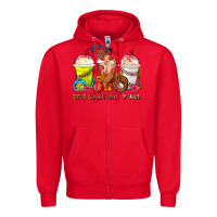 Red It's Game Day Y'all Softball,Baseball,Basketball C Zipper Hoodie - FaDigitalArtStudio