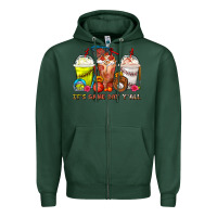 Sports Green It's Game Day Y'all Softball,Baseball,Basketball C Zipper Hoodie - FaDigitalArtStudio