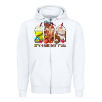 It's Game Day Y'all Softball,baseball,basketball C Zipper Hoodie | Teevron