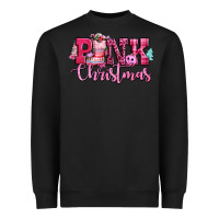 Black pink christmas Heavyweight Sweatshirt - CowGirlArtShop