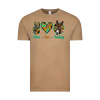 Vintage Coffee Peace Love Donkeys Vintage Tee - Bettercallsaul