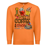 Carrot 100. Days Of Coffee  Chaos Premium Sweatshirt - CowhideDigitalArt