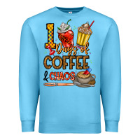 100. Days Of Coffee  Chaos Premium Sweatshirt | Teevron