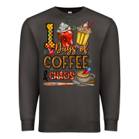 Smoke 100. Days Of Coffee  Chaos Premium Sweatshirt - CowhideDigitalArt