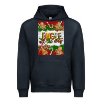 Navy Christmas Jingle All The Way Urban Hoodie - Artiststas